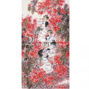 “春江月出大堤平， 堤上女郎连袂行”刘禹锡《踏歌词四首（其一）》全诗鉴赏